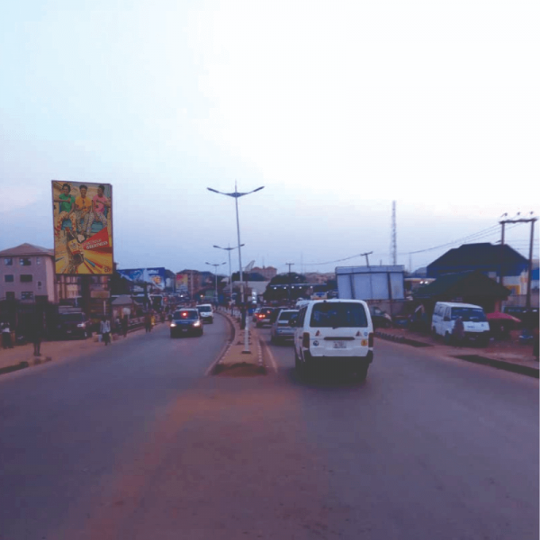 Portrait Board ALONG MAIN MARKET ROAD FTF GOVERNMENT HOUSE (NC)