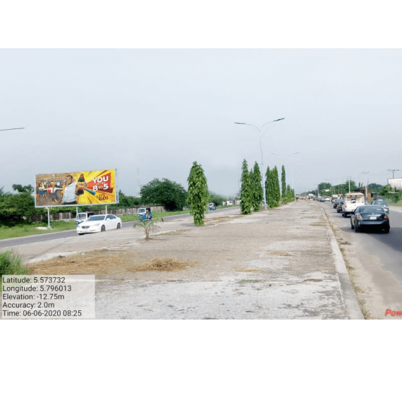 ALONG UGHELLI ROAD BY PTI ROUNDABOUT FTT EFURU ROUNDABOUT DSC ROUNDABOUT