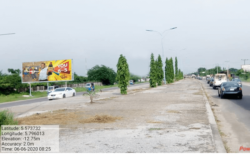 ALONG UGHELLI ROAD BY PTI ROUNDABOUT FTT EFURU ROUNDABOUT DSC ROUNDABOUT