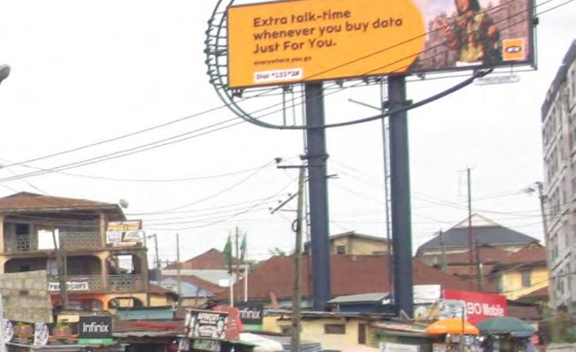 LED Board at Mokola Roundabout, Ibadan (BE)